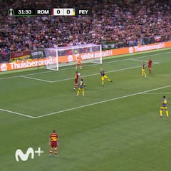 Hay goles que desbordan por su dimensión histórica y este de la Roma lo tiene todo de verdad