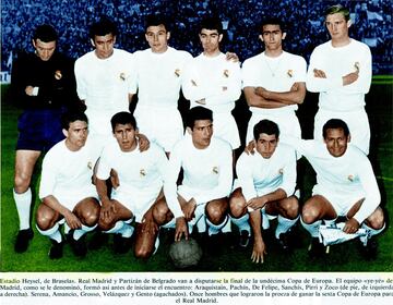 FINAL 11/05/1966 COPA EUROPA REAL MADRID - PARTIZAN EN HEYSEL BRUSELAS