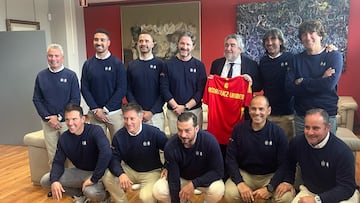 Rodríguez Uribes recibe a Leyendas España: “Es un orgullo teneros aquí”