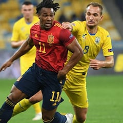 Ukraine 1-0 Spain: Adama Traoré plays hosts on his own