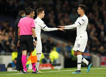 Giovani Lo Celso comes on for Dele Alli against Red Star