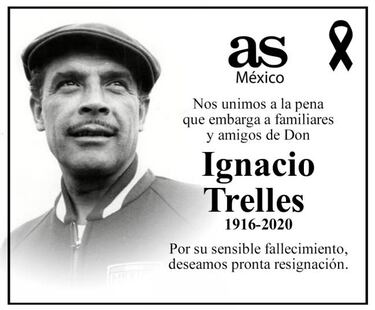 Falleció Ignacio Trelles a los 103 años