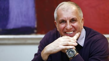 01/03/18 BALONCESTO HOTEL EUROBUILDING ENTREVISTA A ZELJKO OBRADOVIC ENTRENADOR