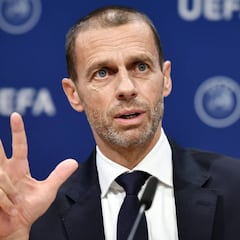 Ceferin: "Hay un Plan A, B y C para terminar la temporada"