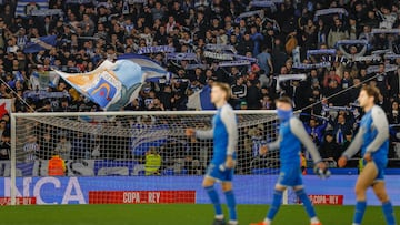 Riazor mostró una comunión total con su equipo y registró la mejor entrada de la temporada.