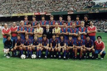 El a?o 1985 fue el del d¨¦cimo t¨ªtulo de liga para el Barcelona y primero de la era Nu?ez con un magn¨ªfico Schuster como director de juego. As¨ª pos¨® la plantilla antes de comenzar la temporada.