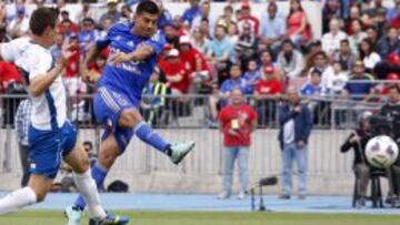 Patricio Rubio anot&oacute; el gol m&aacute;s r&aacute;pido de la U en un cl&aacute;sico universitario.