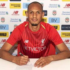 Oficial: el Liverpool se adelanta al Atleti y firma a Fabinho
