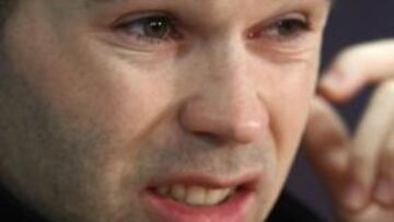 Iniesta no se ve para ser titular