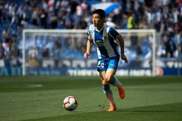 El jugador chino del Espanyol Wu Lei.