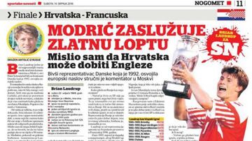 Brian Laudrup made his claims when he spoke to Sportske Novosti earlier this week.