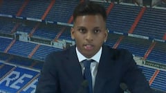 Las primeras palabras de Rodrygo fueron en español