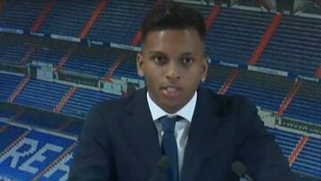 Las primeras palabras de Rodrygo fueron en español