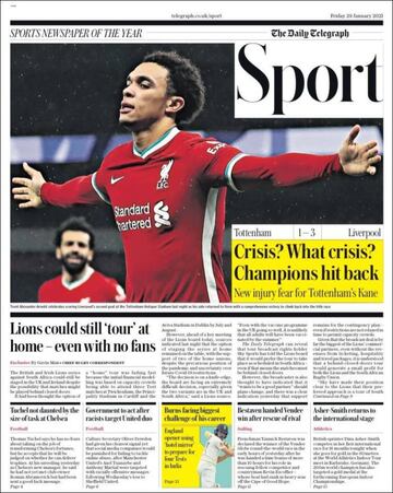 "Entrenar al Madrid es un sue?o"... las portadas deportivas de hoy