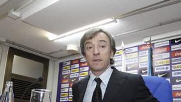 <b>MUCHO TRABAJO. </b>Jesús García Pitarch, en la sala de prensa del Martínez Valero.