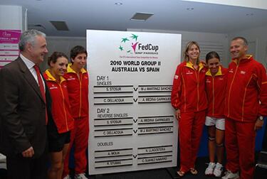 Mañana arranca la eliminatoria Australia-España de FED CUP