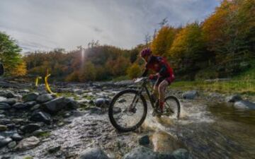 El impresionante paisaje en que se vivió la carrera de MTB