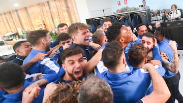 12/12/23 SORTEO COPA DEL REY 2023 CELEBRACION EQUIPO ARANDINA POR TOCARLE EL REAL MADRID ALEGRIA