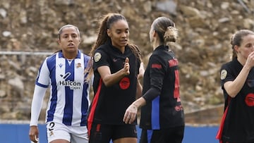 05/01/25
PARTIDO FUTBOL FEMENINO PRIMERA DIVISION LIGA F
REAL SOCIEDAD FEMENINO - BARCELONA FEMENINO
ALEGRIA GOL SALMA PARAUELLO MAPI LEON