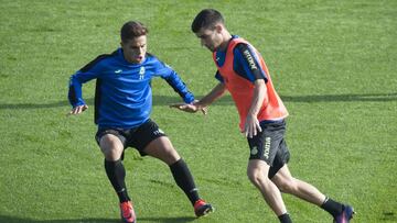 Óscar Melendo y Aarón Martín.