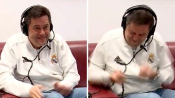 Si ven la bocanada de aire de Roncero con el gol de Benzema entenderán lo que se temía...