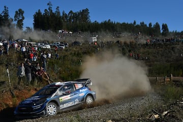 Revisa aquí las mejores imágenes del WRC en Chile