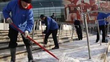 El Liverpool planea seguir adelante con su partido de Copa pese a la nieve