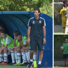 Nervios, emoción y goles: así vivió Raúl su primer día como técnico
