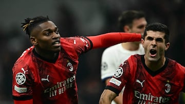 Rafael Leão elogia a Pulisic