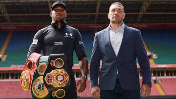 Anthony Joshua y Kubrat Pulev.