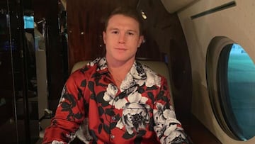 Canelo Álvarez en San Antonio, Texas, vía Instagram.