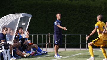 Borja Jim¨¦nez en un partido del Deportivo esta pretemporada