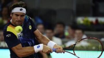 Ferrer, en el partido ante Gulbis.