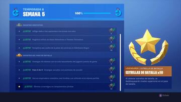 Fortnite Battle Royale: Desaf&iacute;os de la Semana 5 de la Temporada 8