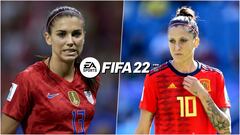 FIFA 22 comparte las jugadoras mejor valoradas en el juego: Alex Morgan, Jenni Hermoso y más