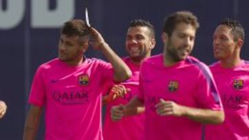 Munir y Sandro se entrenaron de nuevo con el primer equipo