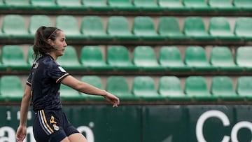 Rocío Gálvez durante el partido entre Real Madrid y Betis en la Liga F (Foto: Instagram Rocío Gálvez).