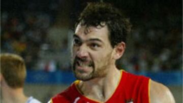 <b>VICTORIA TRABAJADA</b>. Garbajosa ha sido el máximo anotador de una selección española que ha sufrido hasta el final para llevarse el triunfo.