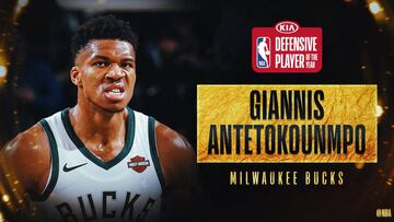 Giannis Antetokounmpo, Jugador Defensivo del Año en la NBA