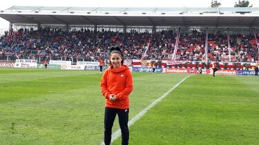 Javiera Grez recibe el homenaje en La Granja.