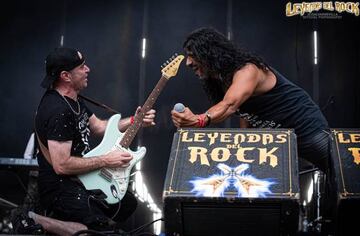 Jos&eacute; Andr&euml;a y Ur&oacute;boros, en la pasada edici&oacute;n del Festival Leyendas del Rock