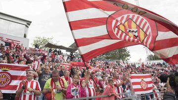 El Girona ya prepara el viaje de su hinchada a Estados Unidos. 