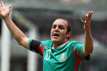 En 2010, Cuauhtémoc Blanco jugó con Veracruz e Irapuato. 