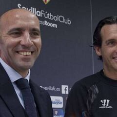 La Roma quiere tener a Emery y Monchi el año que viene