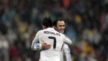 Carvalho y Cristiano, cuando coincidieron en el Real Madrid