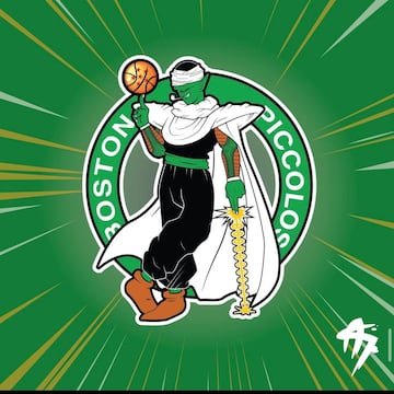 El incre¨ªble resultado de mezclar los logos de la NBA con Dragon Ball