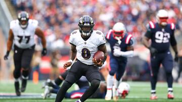 Lamar Jackson tiene una actuación espectacular y los Ravens logran su primer triunfo en Foxborough