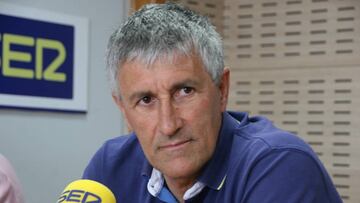 Quique Setién en Ser Deportivos Las Palmas.