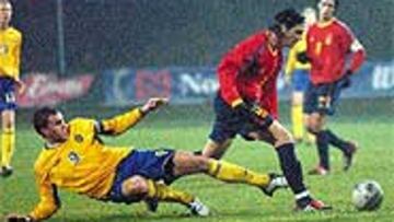 <b>COMPLICADO</B>. Suecia fue un rival muy ordenado atrás y España no lo tendrá fácil para darle la vuelta a la eliminatoria en Almendralejo