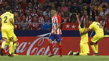 Resultado Atlético de Madrid 1-1 Villarreal